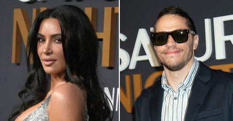 kim kardashian offering ex pete davidson booty call snl th anniversary bash hook up pp