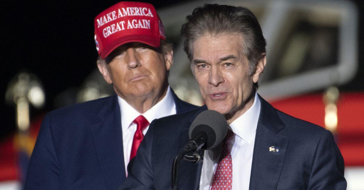 Donald Trump Talked Out Of Announcing 2024 Bid During Dr. Oz's Rally