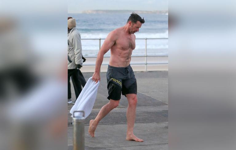 Hugh Jackman Shows Off Killer Abs In Steamy Shirtless Shower Session