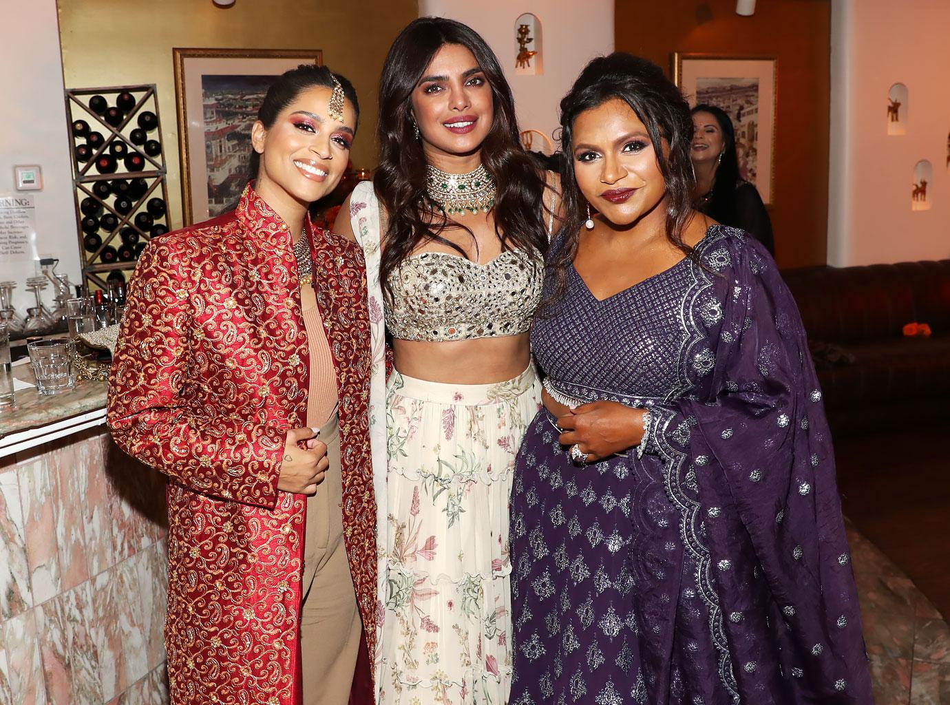 lily singh priyanka chopra mindy kaling celebrate diwali