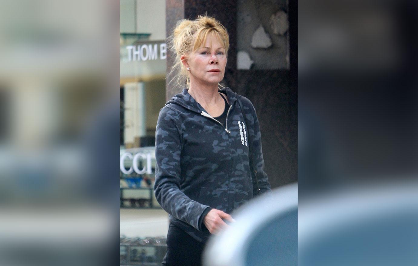 Melanie Griffith Wears Nose Bandage After Skin Cancer Treatment