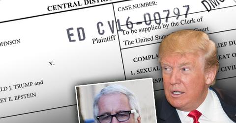 Donald Trump Sued Sexual Abuse Jeffrey Epstein
