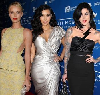 //charliz theron kim kardashian kat von d best worst