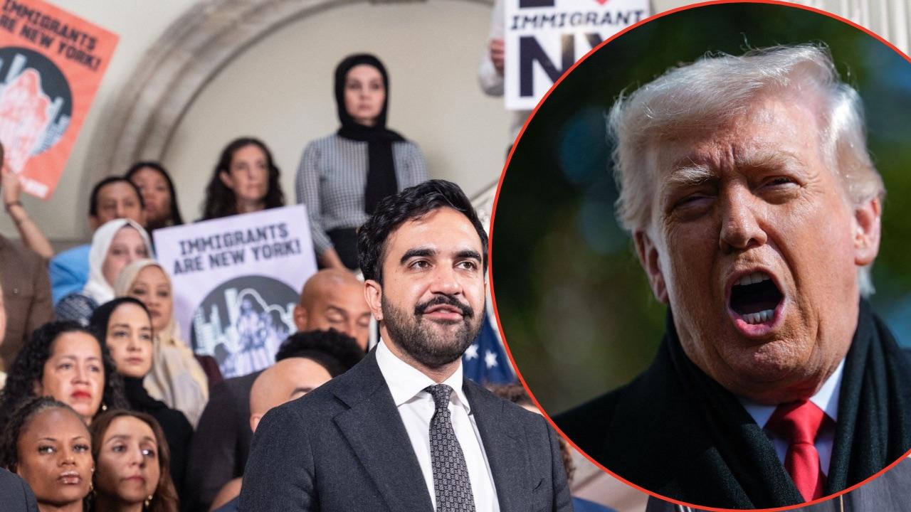 Photo of Zohran Mamdani, Donald Trump