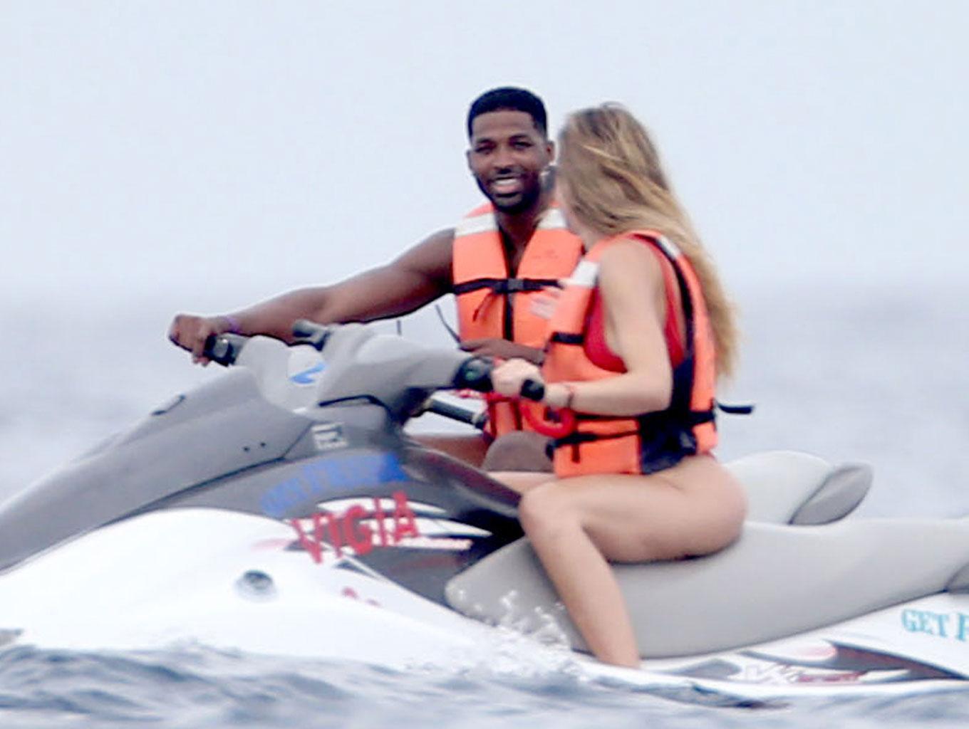 Khloe Kardashian Bathing Suit Butt Tristan Thompson Mexico