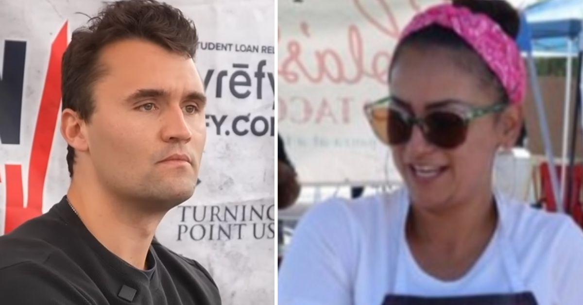 Photo of Charlie Kirk and Ivette Olivares