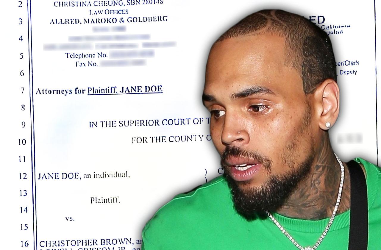 Chris Brown Lawsuit Sexual Battery Assault