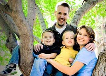 //josh powell family photo