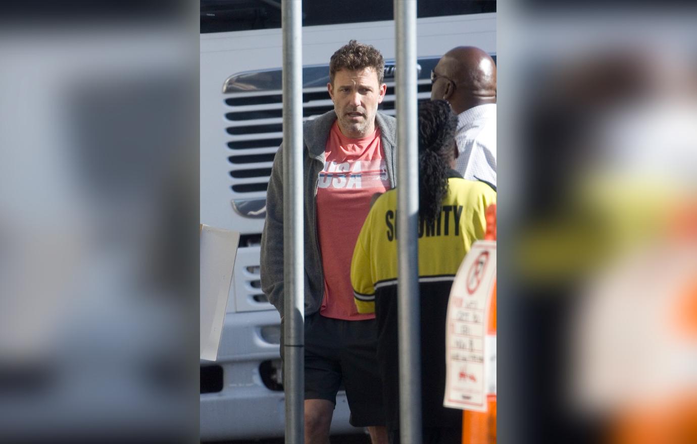 Ben Affleck Looks Disheveled While Filming After Relapse