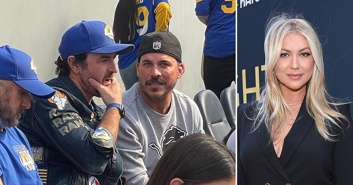 jax taylor vanderpump rules stassi schroeder rams game photos peacock show dies