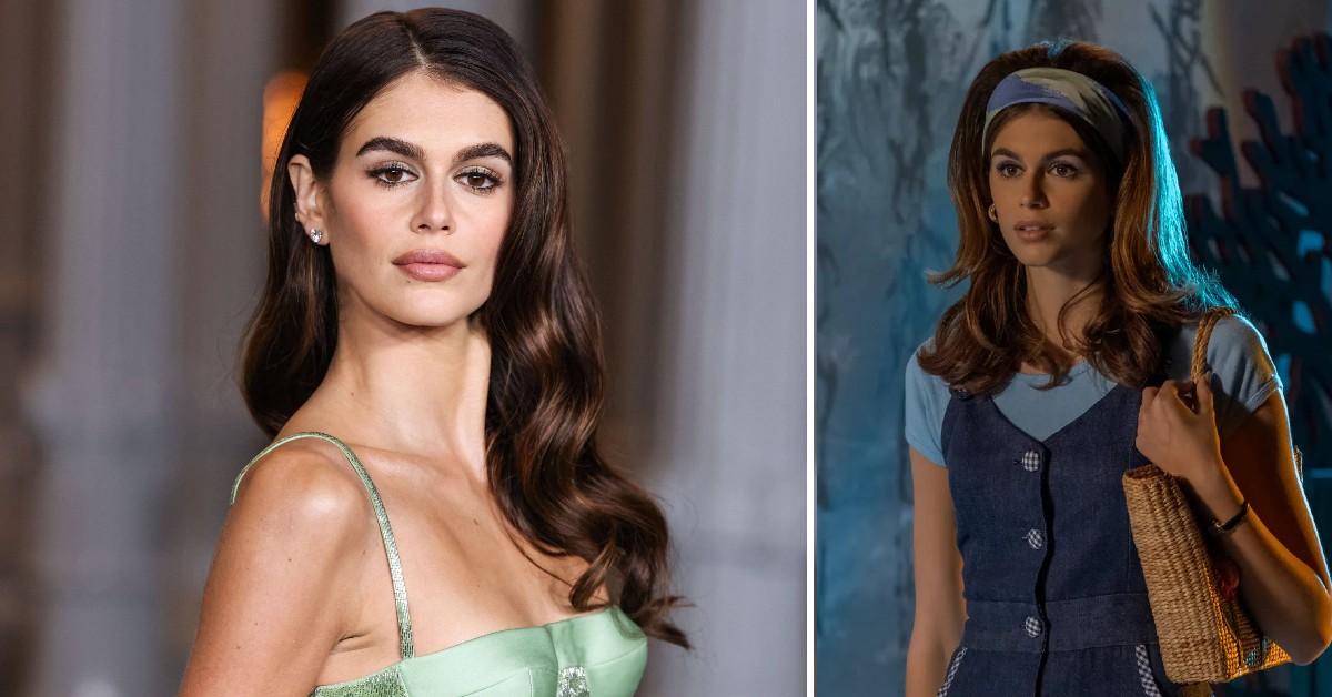 Composite photos of Kaia Gerber