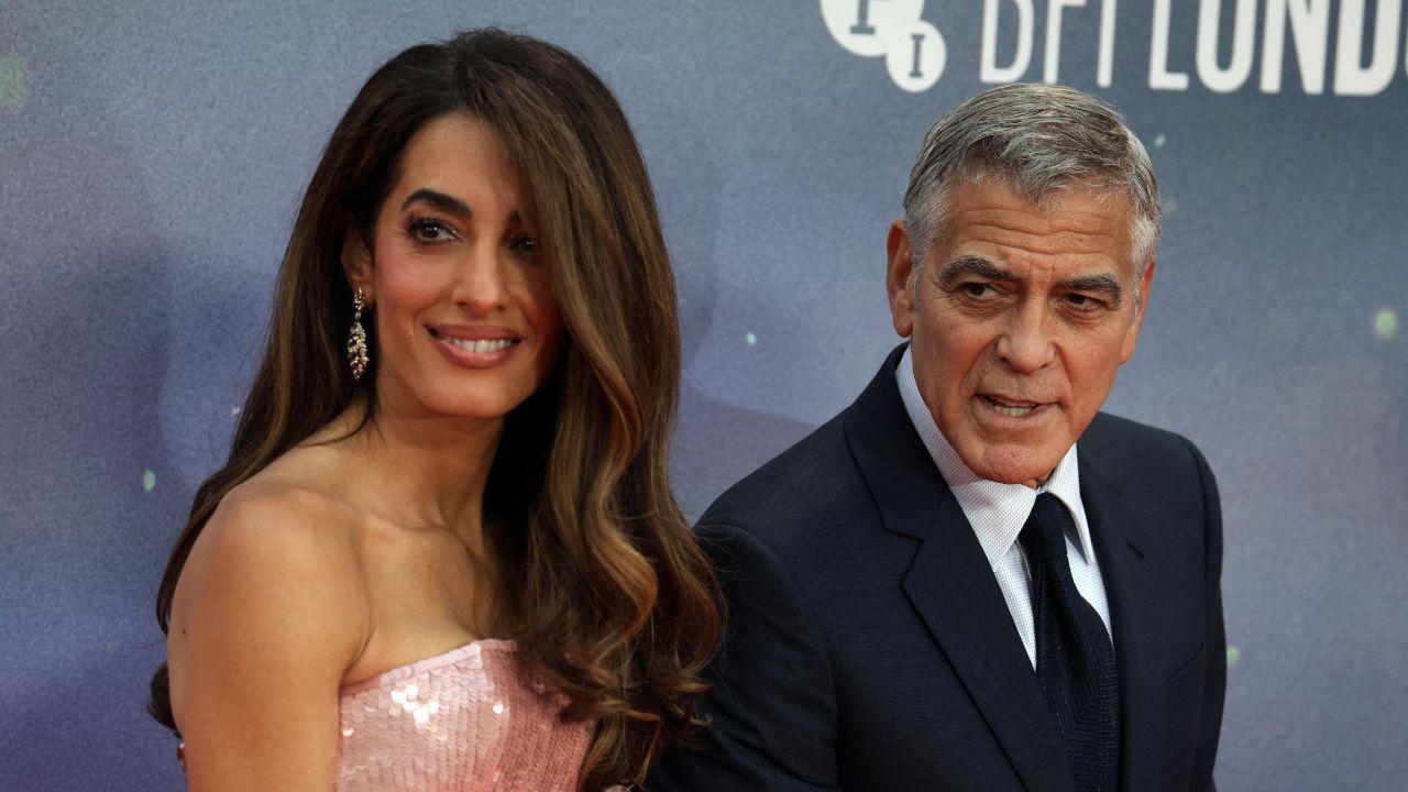 picture of George Clooney and Amal Clooney