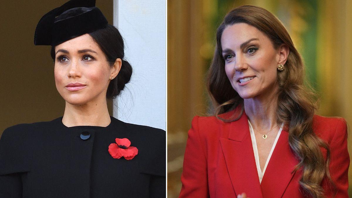 Photo of Kate Middleton and Meghan Markle