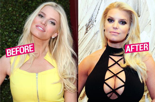 Attention Grabbers! 'Desperate' Jessica Simpson Busts Out...
