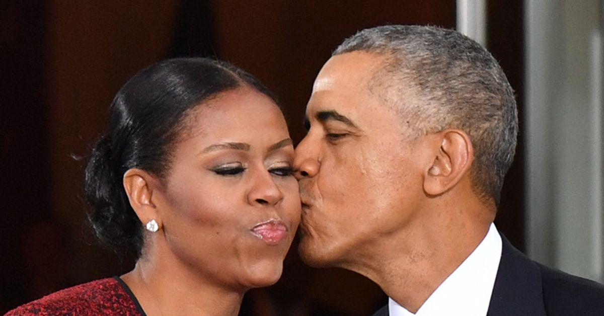 Composite photo of Michelle and Barack Obama.