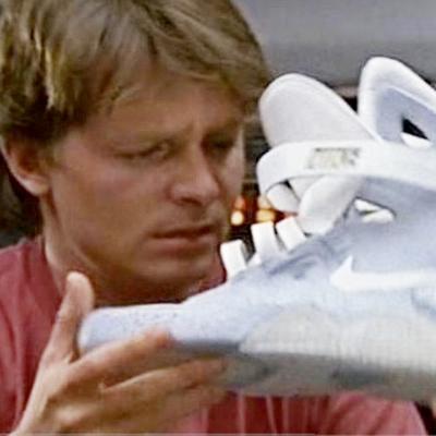 back to the future shoes in movie