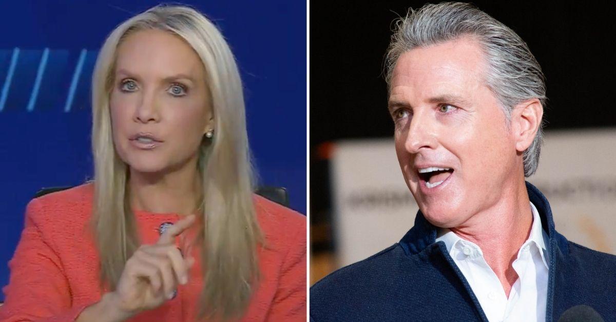 Photo of Dana Perino, Gavin Newsom
