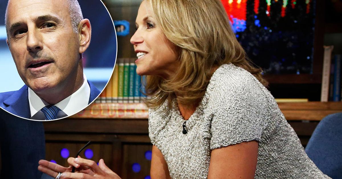 Matt Lauer Fired- Katie Couric Accused 'Today' Cohost Of 'Pinching Her A**'