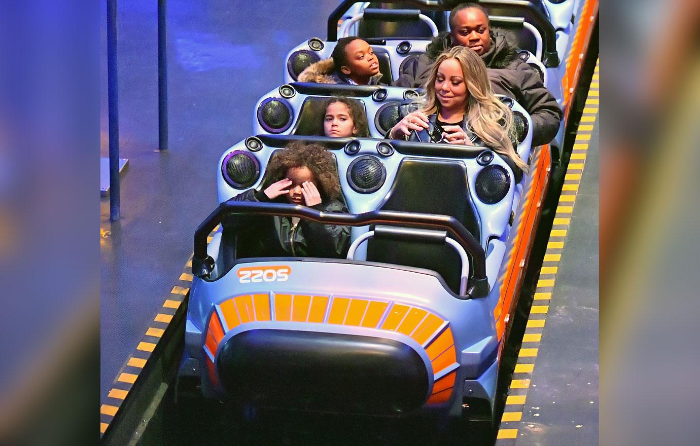 Mariah Carey Visits Disneyland In High Heels