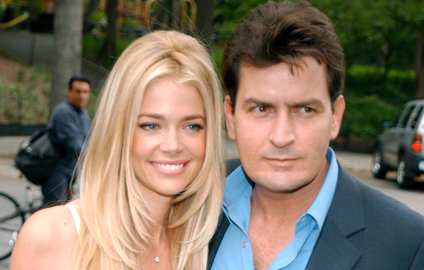 Charlie Sheen and Denise Richards