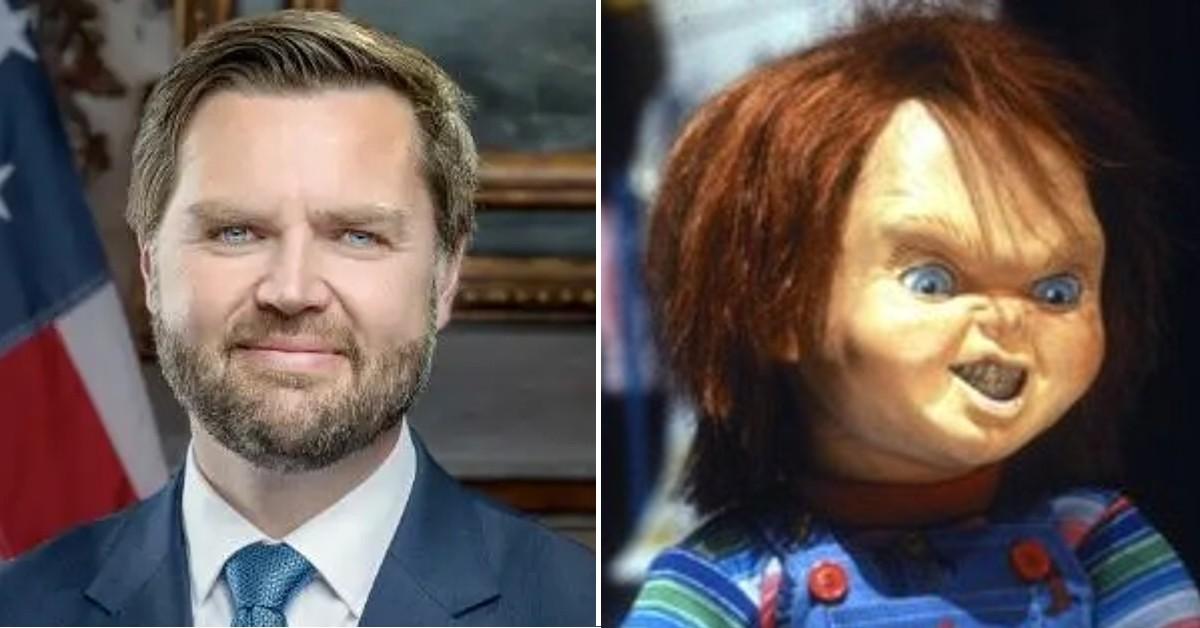 JD Vance Compared to Killer Chucky Doll in Official VP Portrait