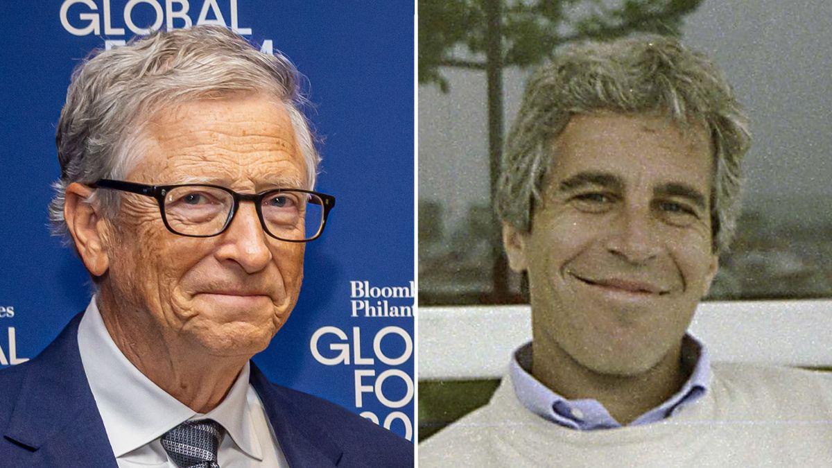picture of Bill Gates and Jeffrey Epstein