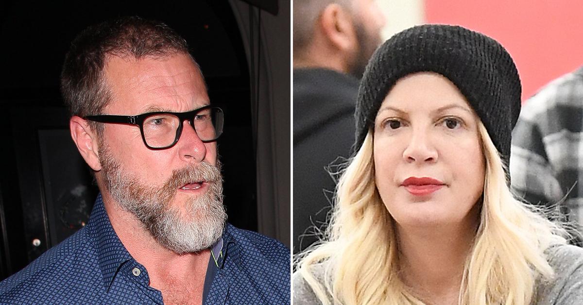 tori spelling husband dean mcdermott spotted without wedding ring divorce