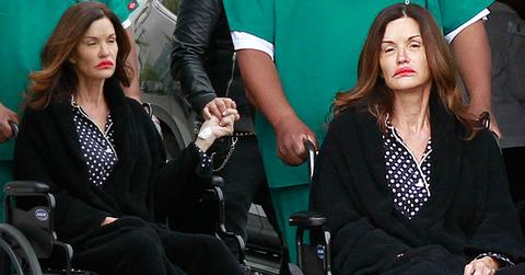 //janice dickinson breast cancer wheel chair hospital pp