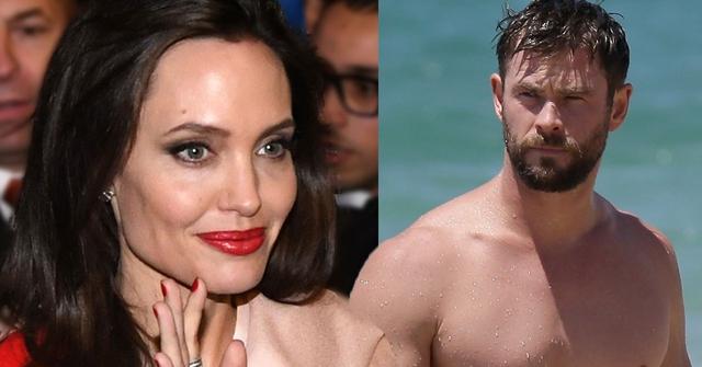 //angelina jolie crush chris hemsworth working together movie pp