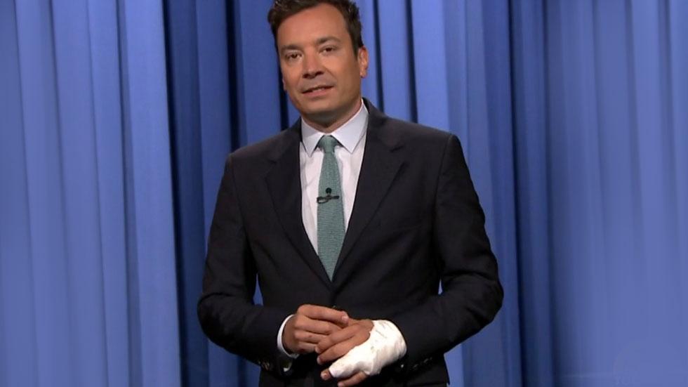 Jimmy Fallon Returns To Tonight Explains Hand Injury Finger Almost Amputated