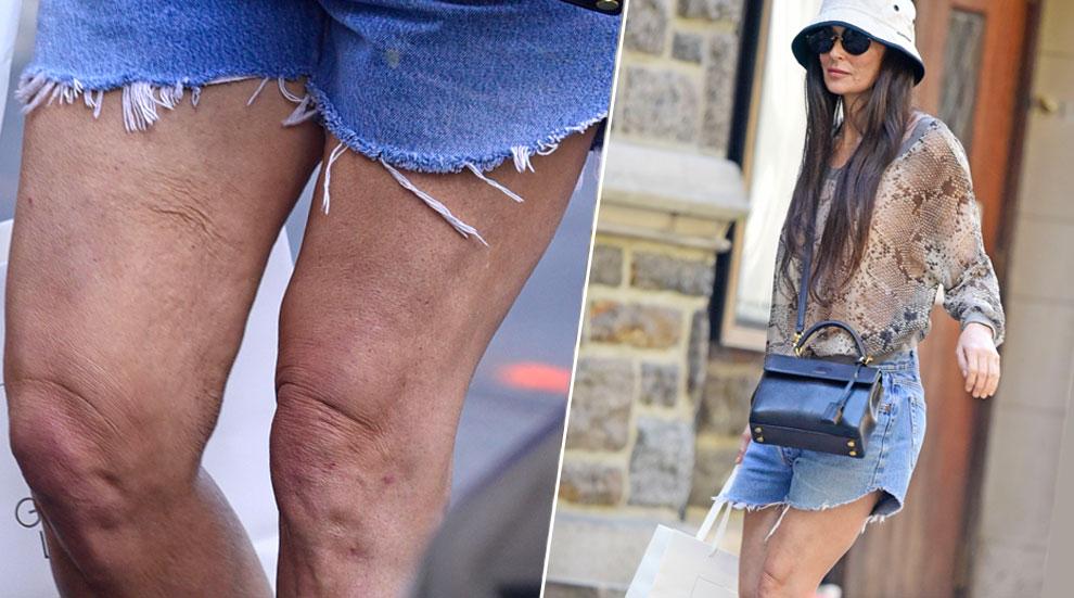 Demi Moore Shops For Skincare Products In NYC
