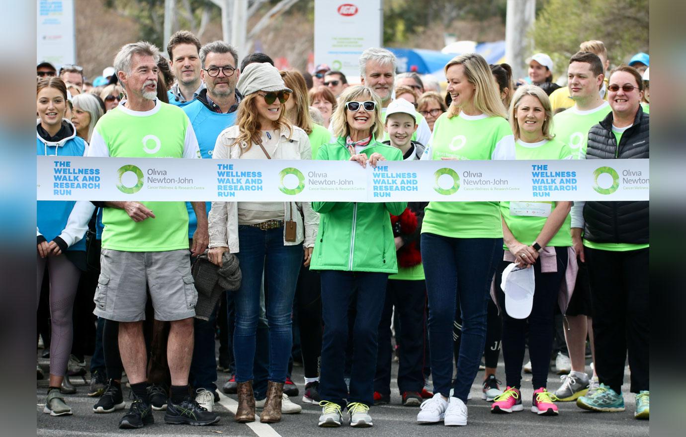 Olivia Newton-John Attends Wellness Walk New Cancer Battle