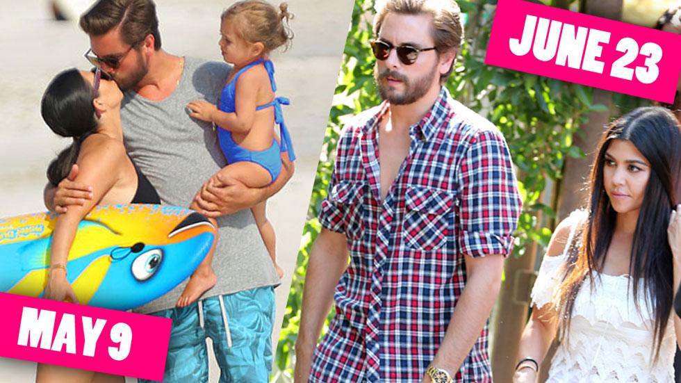 Inside Kourtney Kardashian's Last Weeks With Scott Disick