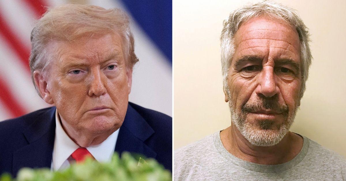Photo of Donald Trump, Jeffrey Epstein