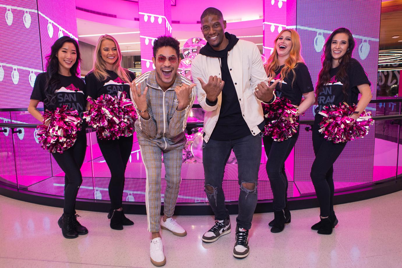 Singer Bryce Vine performed some of his hits at the T-Mobile San Francisco Signature Store on Thursday Night