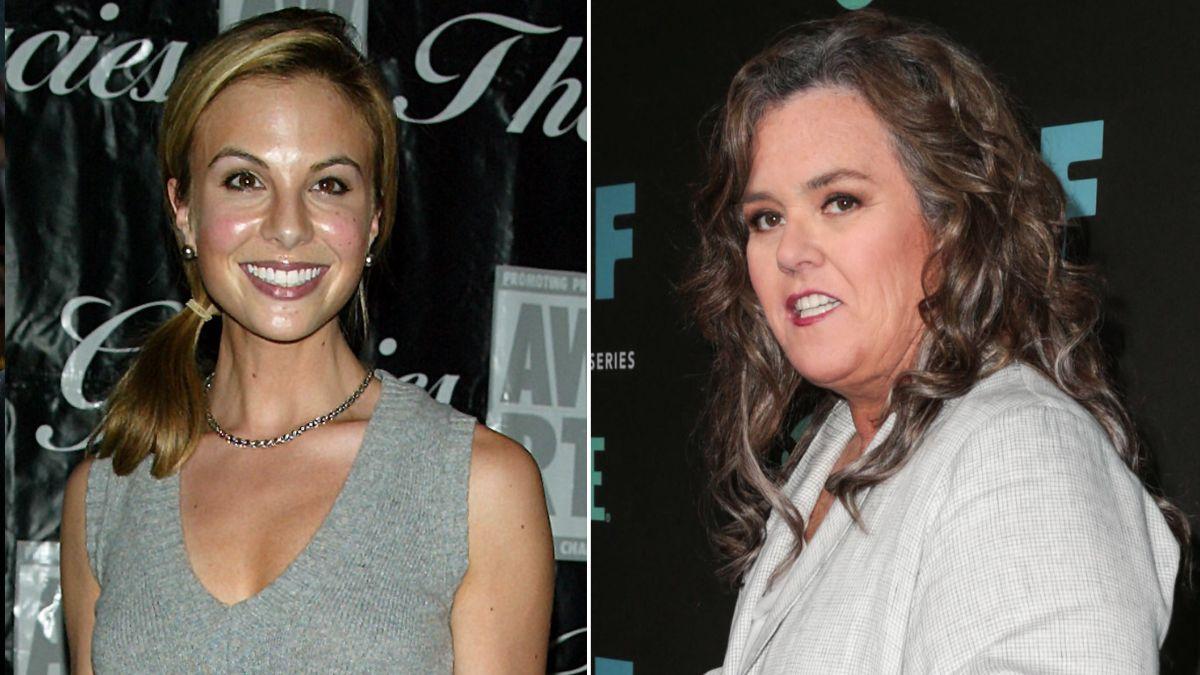 Photo of Elisabeth Hasselbeck and Rosie O'Donnell
