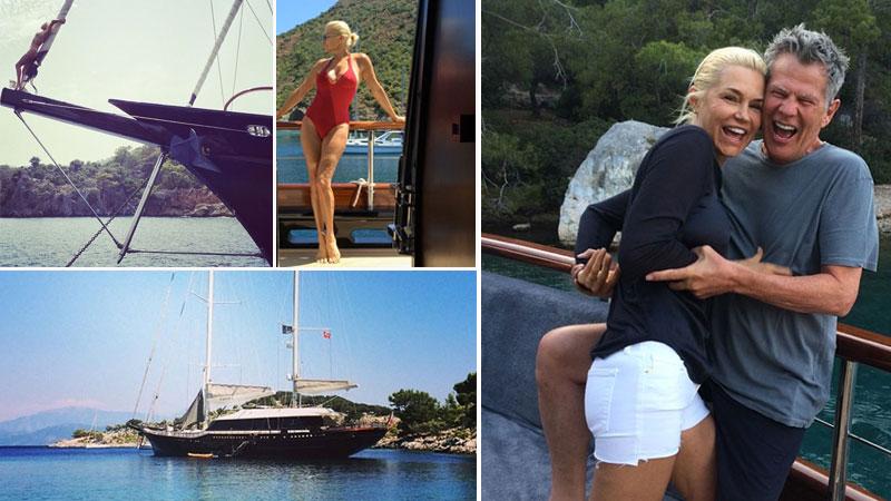 What Marriage Problems Yolanda Foster Goes On Yacht Vacation With   Yolanda Foster1 