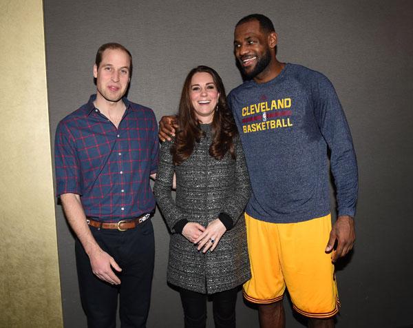 Lebron James Meets Kate Middleton