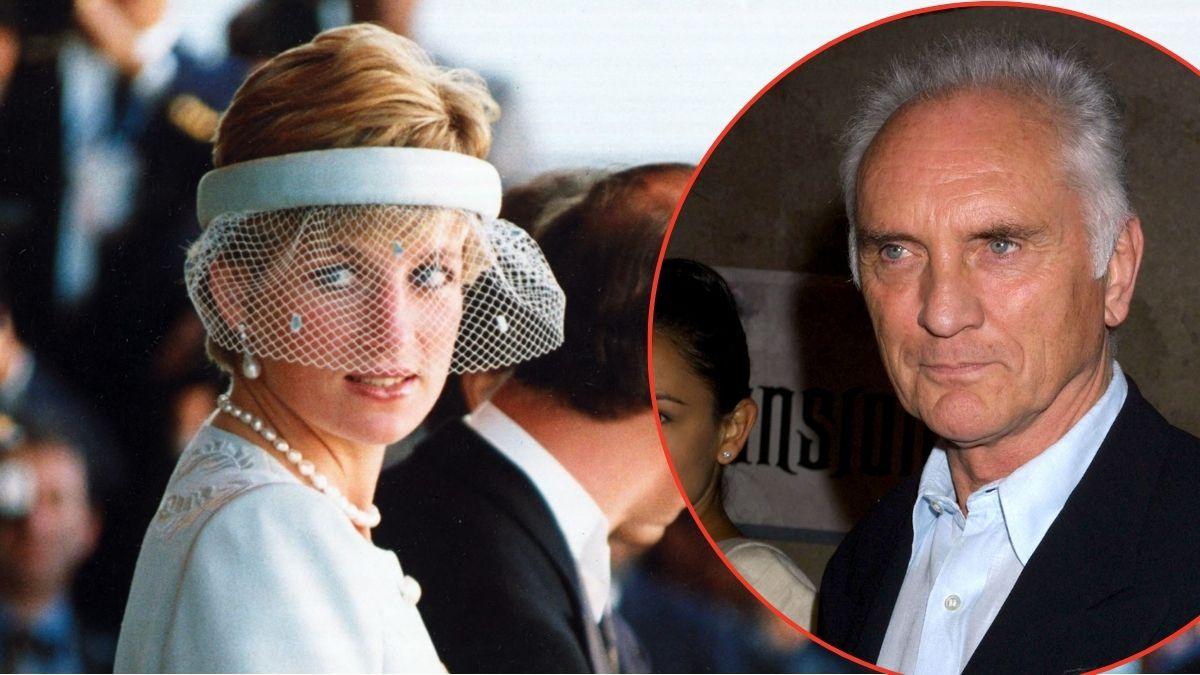 Photo of Princess Diana & Terence Stamp