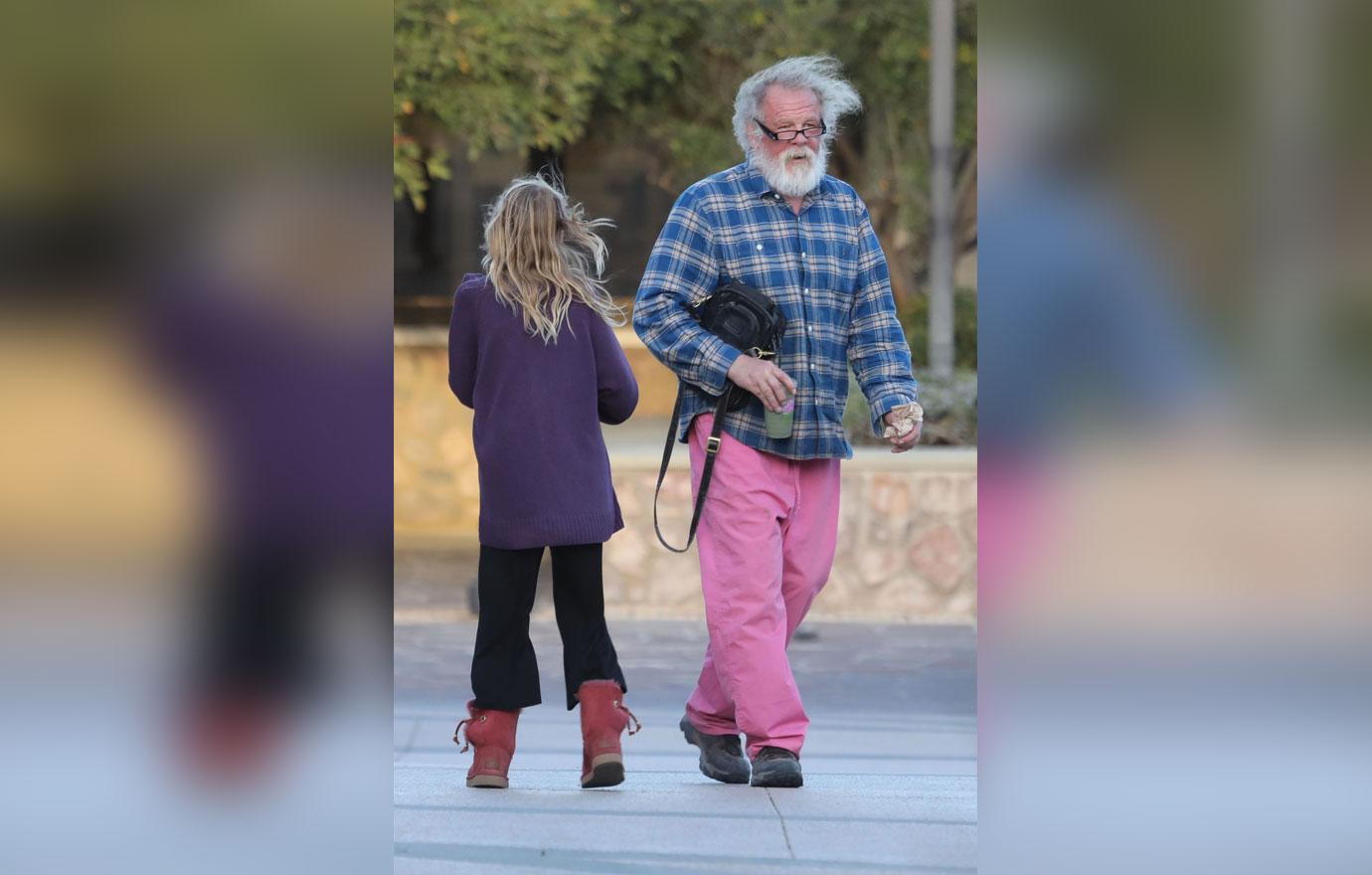 Nick Nolte Looks Like Santa Claus With Daughter