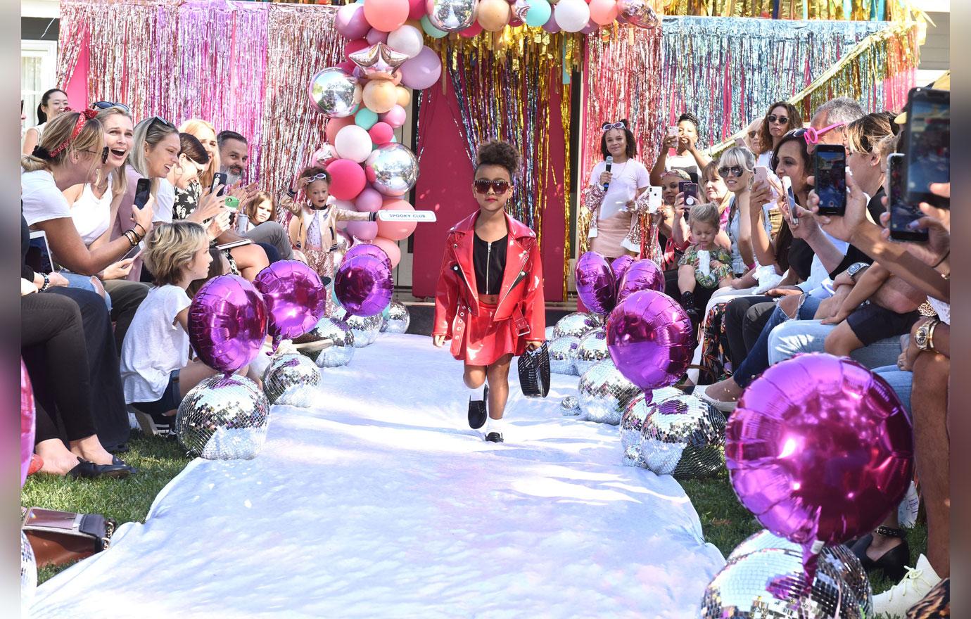 Kim Kardashian Daughter North Models Fashion Show