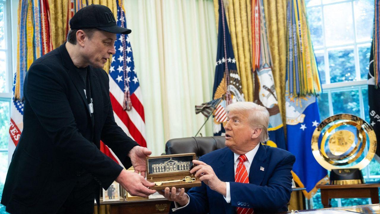Photo of Donald Trump and Elon Musk