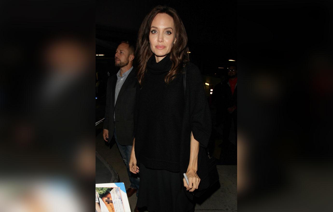 Angelina Jolie Meets Fans Despite Her Insomnia Battle