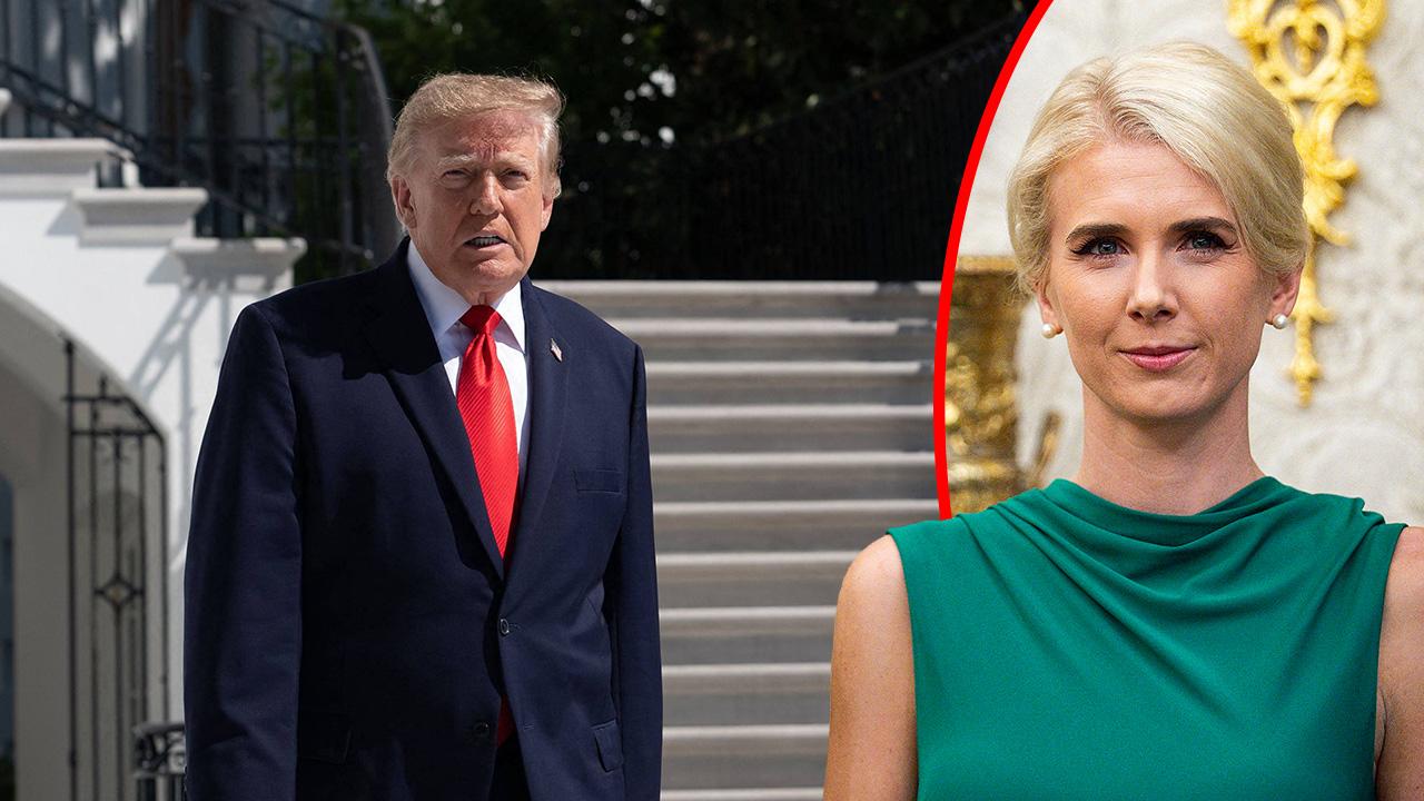 Natalie Harp has reportedly moved into President Trump's private quarters for work.