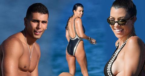 Kourtney Kardashian Boy Toy Younes Bendjima Pedal Boat In Saint Tropez Pics