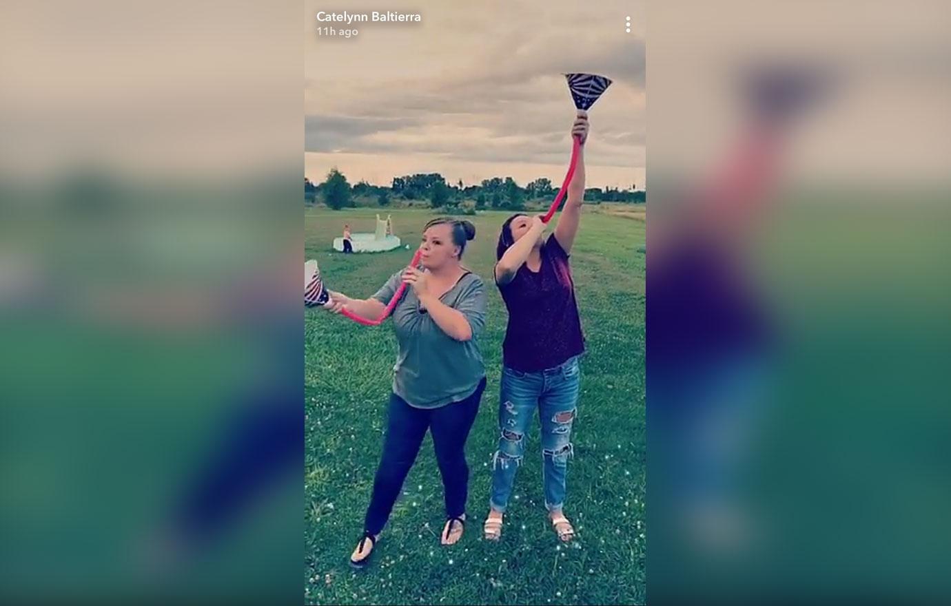 catelynn lowell tyler baltierra drinking in front of daughter