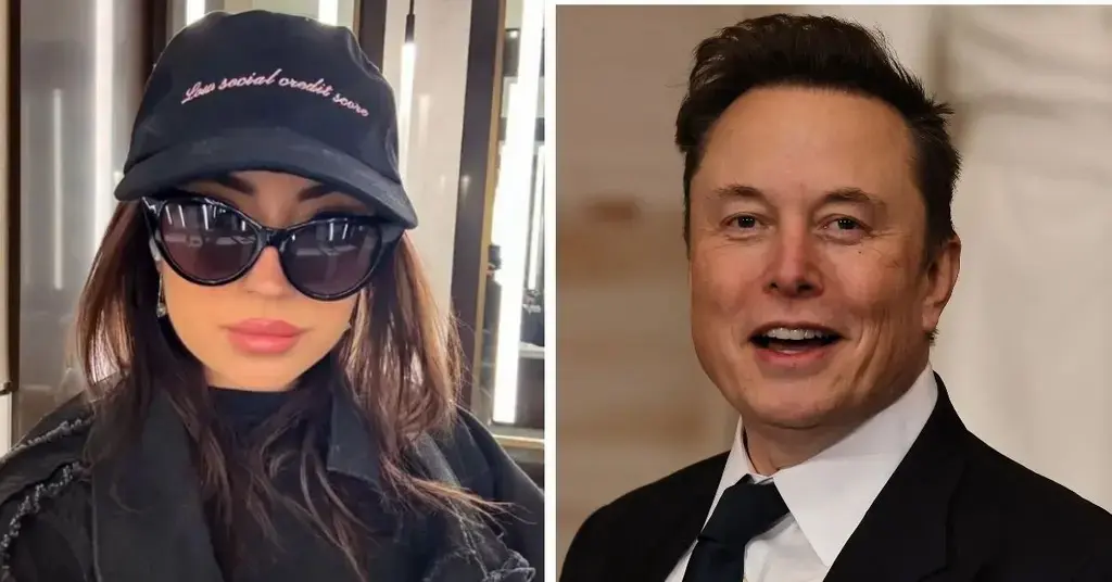 Composite photo of Ashley St. Clair and Elon Musk