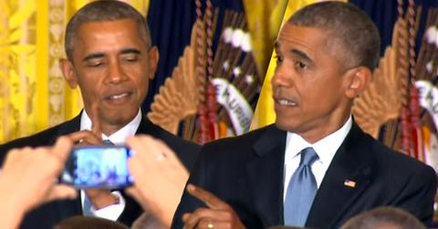 President Barack Obama Heckler