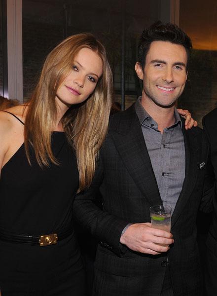 Adam Levine Behati Prinsloo 50 Shocking & Dramatic Celebrity Break-Ups & Hook-Ups Of The Year