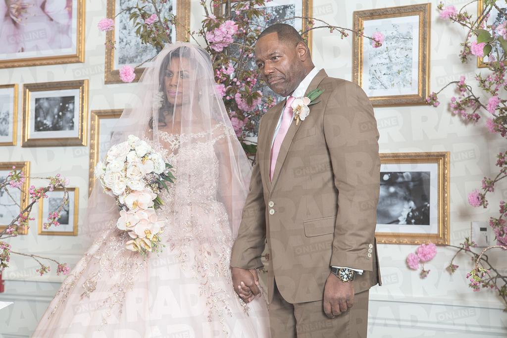[PICS] Omarosa Wedding Ceremony First Photos Manigault Gets Married In Pink Dress & Diamonds
